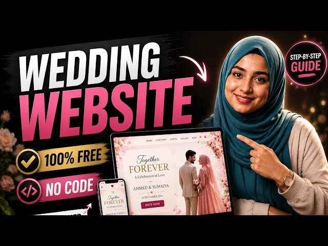 I Made a Wedding Website for FREE 🤯 | No Coding Required!