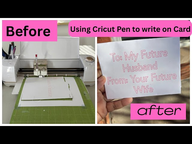 How to Write with Your Cricut Pen 