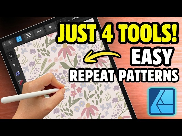 How to Make Surface Patterns with Just 4 Tools in Affinity Designer