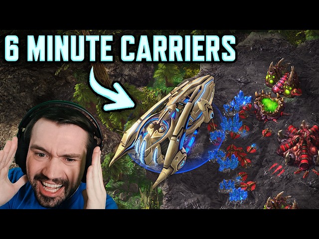 herO's FASTEST POSSIBLE Carrier Rush. StarCraft 2