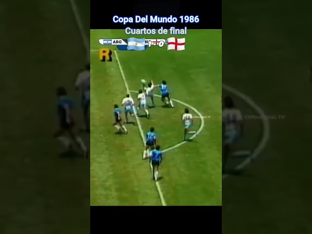Argentina vs Inglaterra • Copa del Mundo 1986 (Cuartos de final)   #futbol #planetafutbol #maradona