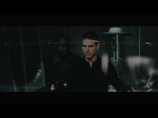 Minority Report  - gesture based user interface 1