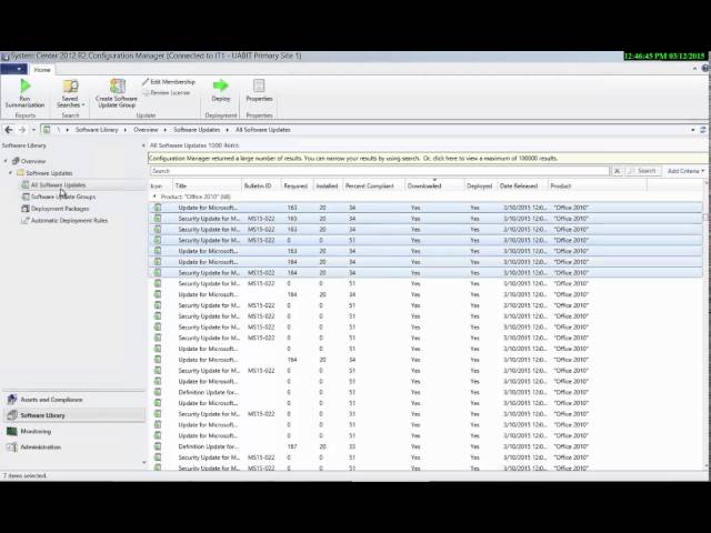 SCCM Software Updates Tutorial