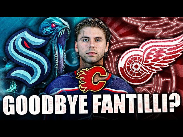 ADAM FANTILLI TO THE RED WINGS? FLAMES, OR KRAKEN? COLUMBUS BLUE JACKETS SAYING GOODBYE?