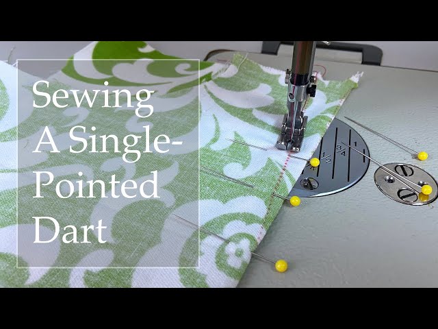 How To Sew Regular Single-Pointed Darts