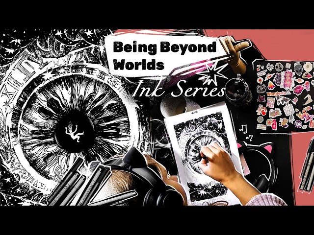 Book Illustration Speedpaint | Being Beyond Worlds | №2 The Eye (Inktober)
