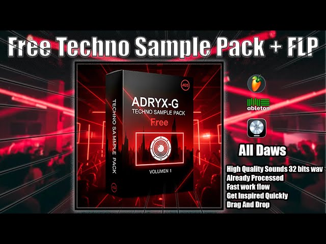 Adryx-G Techno Sample Pack vol 1 (Free Download)