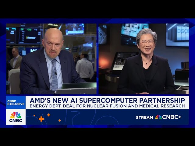 AMD CEO on new $1 billion AI supercomputer partnership with the Department of Energy