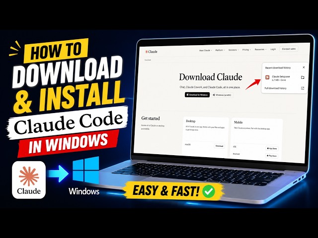 How to Install Claude Code on Windows 10/11 | Step by Step Setup