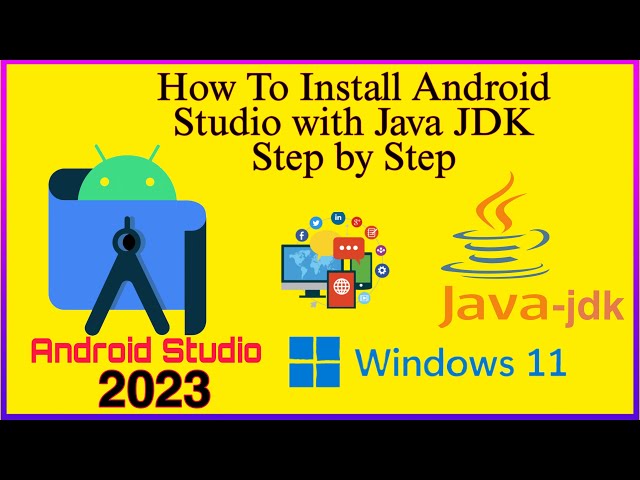 How To Download and Install Android Studio With Java JDK  windows 11 Full Setup 2023(Android Studio)