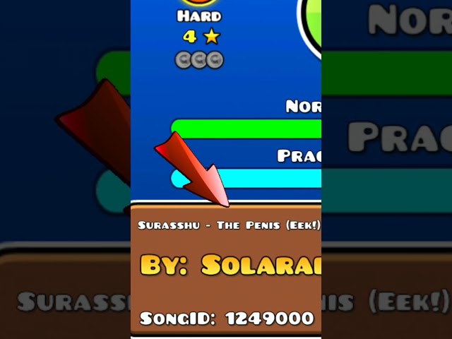 One of the most SUS levels in Geometry Dash...  #viral #geometrydash #funny #goviral #shorts #subpls