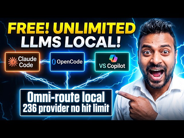 Omniroute Free LLM API Setup — Claude Code, OpenCode & Copilot in 10 Minutes