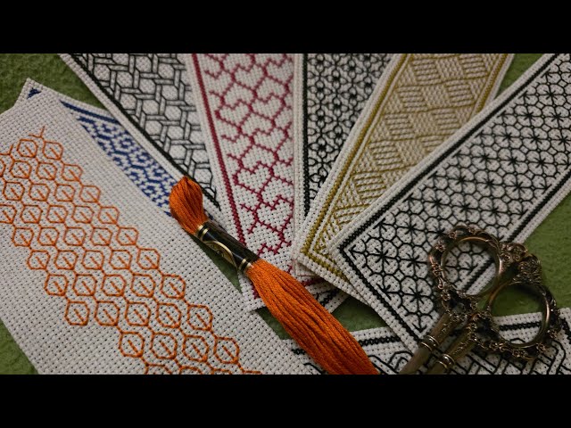 🧵 Introduction to Blackwork - an Embroidery Tutorial! 🪡
