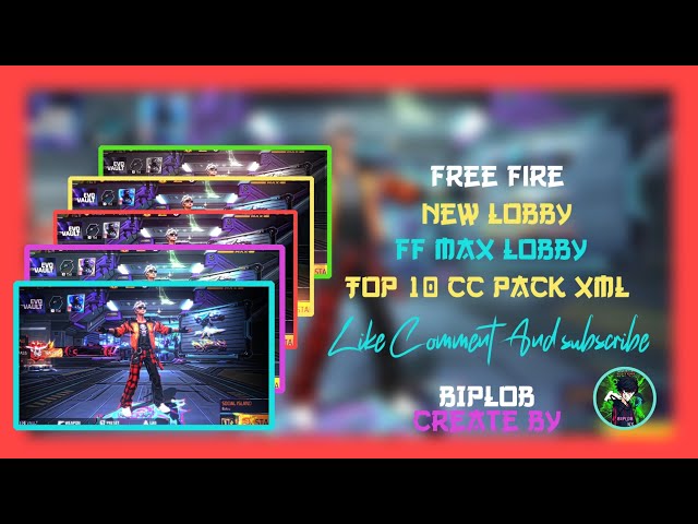 Free Fire New Lobby Cc Xml Pack ! Top 10 Cc Xml Pack ! Cc download link description box ! 