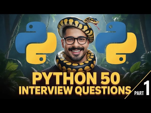 Python Interview Questions for Beginners | Python Interview Questions for Data Scientist