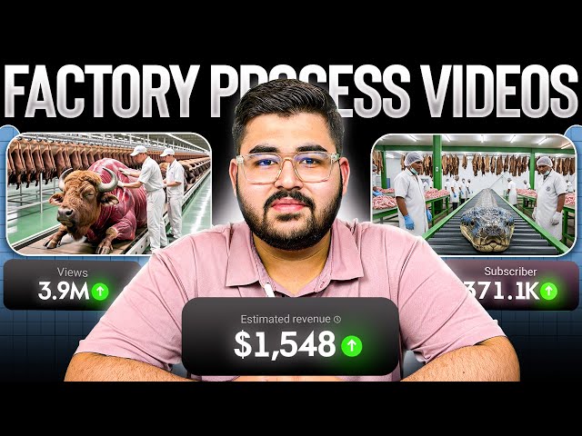 How I Make Viral Factory Process Videos with Free AI Tools (Step-by-Step)