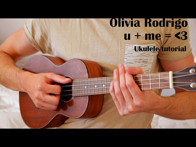 Olivia Rodrigo - u + me = 🩷 EASY Ukulele Tutorial With Chords / Lyrics