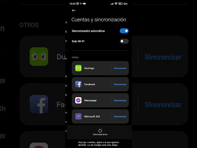 Quitar una de las cuentas que tienes en tu Xiaomi