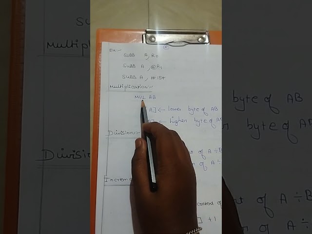 Instructionset in 8051 microcontroller| #ET3491|#Embededsystemandiotdesign|#ECEstarperformers|#tamil
