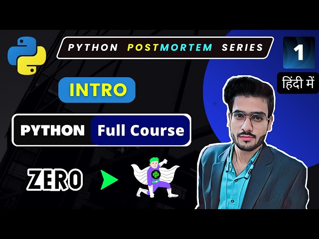 Introduction to Python | Python Full Course in Hindi #1