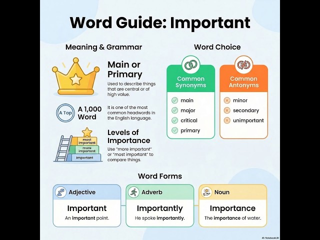 The "Value" Secret: Why "IMPORTANT" Is A Communication Powerhouse (Basic English)