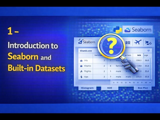 Introduction to Seaborn for Data Visualization with Built-in Python Datasets