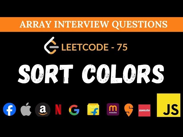 LeetCode | Sort Color | Problem No. 75