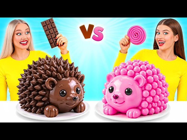 Gummy Food vs Chocolate Food Challenge | Awesome Kitchen Tricks by Multi DO Challenge