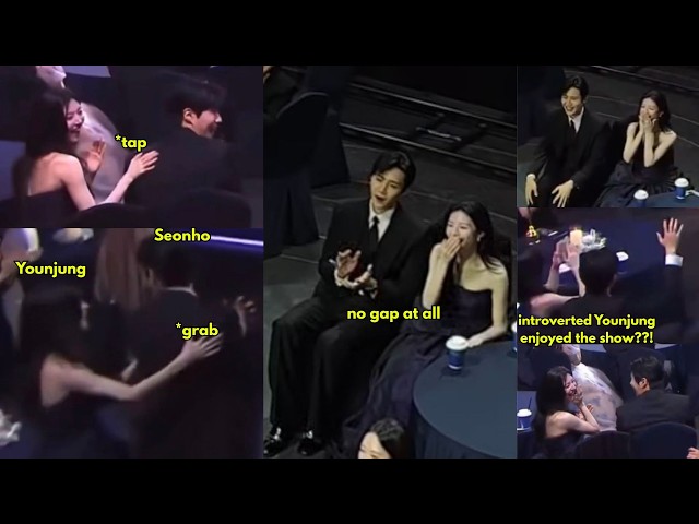 The way Go Younjung tapping Kim Seonho’s shoulder🥹 Seonho made her enjoy the awards night even more?