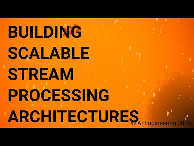 Building Scalable Stream Processing Architectures