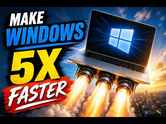 Windows PC Running Slow? Fix It in MINUTES with FREE Settings