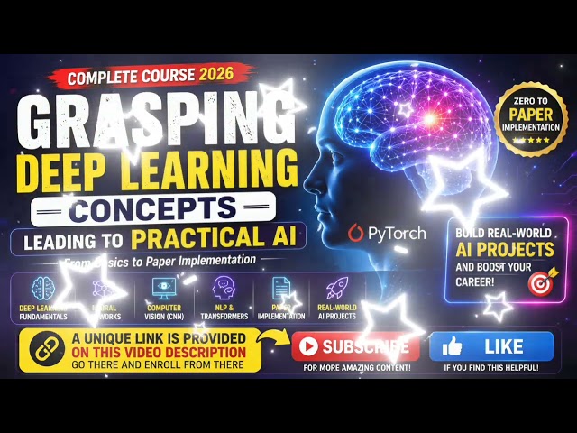 Grasping Deep Learning Concepts Leading to Practical AI #course #learning #students #education