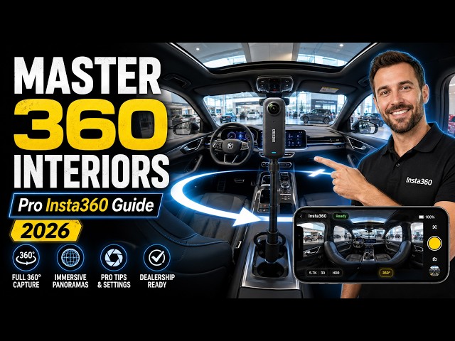 Mastering 360 Vehicle Interior Panoramas: Pro Insta360 Guide (2026)