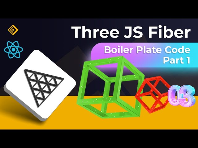 SHOCKINGLY EASY React Three Fiber Boiler Plate Code EXPOSED