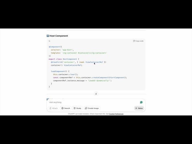 Angular Dynamic Components Explained: Load Any Component Anywhere! (ViewContainerRef, v17)