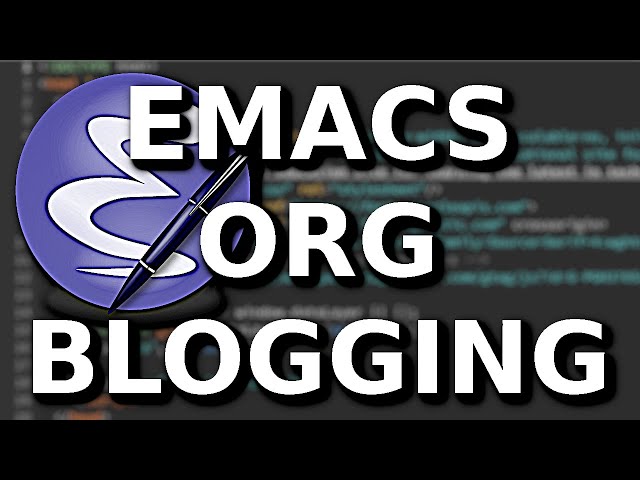 Emacs Org Mode Blogging with Tramp