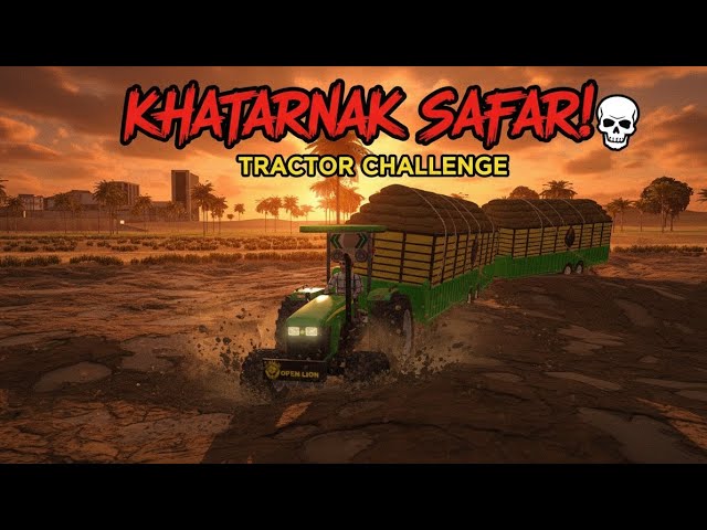 Tractor आज खेत में फंस गया 😱#tractor #indiantractor3d 