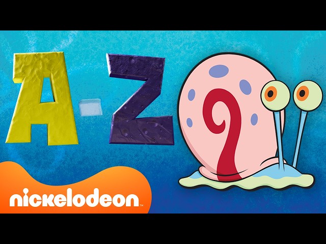 The Alphabet According to Gary | SpongeBob SquarePants | Nickelodeon UK