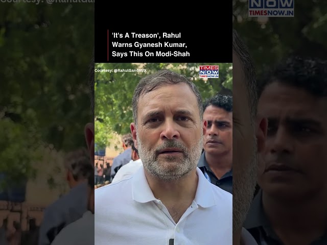 Rahul Gandhi Warns CEC Gyanesh Kumar, Says This On Modi-Shah | Watch Video #shorts