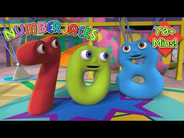 Is Zero The Hero!? 0️⃣🦸 Numberjacks FULL Episode Compilation | 70+ Mins