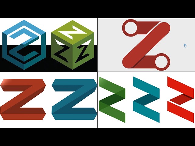 Z Logo Design in Illustrator | Z Letter Logo Design | Adobe Illustrator Tutorial
