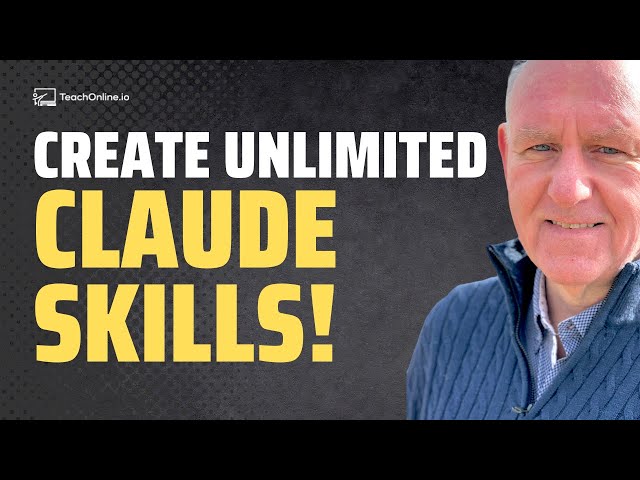 Claude Skills Just Changed AI for Educators (Live Demo)