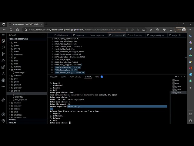 CS50's introduction to programming with Python, Final Project