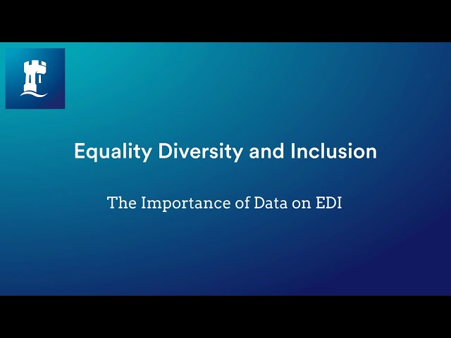 Equality, Diversity and Inclusion | Engineering | The importance of Data | Tanvir Hussain