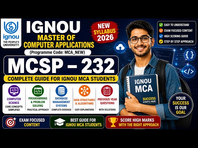 IGNOU MCA MCSP-232 | Complete Guide + Project & Practical (2026)