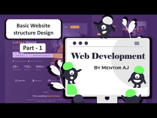 Basic Website Structure Design | Part -1 | Lesson - 3 | Web development | Sinhala