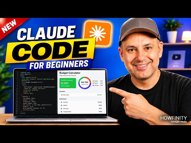 Claude Code Tutorial For Beginners: Build Your First App