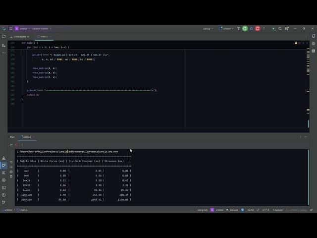 cse311-matrix multiplications