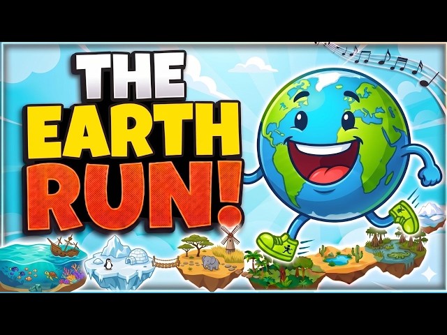 🌎 The Earth Run! 🌎 Brain Break 🌎 Earth Day Brain Break 🌎 Brain Breaks for Kids
