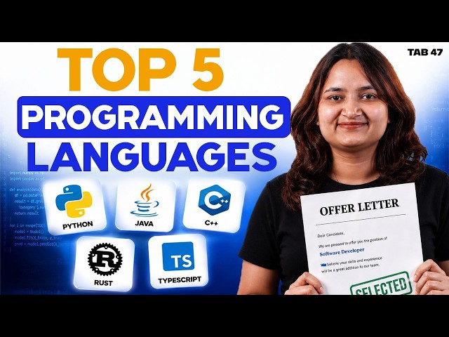 The Best Programming Languages for 2026 (Most Developers Will Choose Wrong) | Tab 47